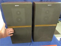 2 vintage sony ss-u400 speakers (60 watt)