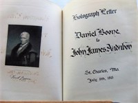 1813 Daniel Boone Letter to J. J. Audubon