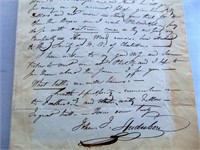 1832 James Audubon Letter to Richard Harlan