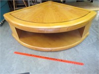 triangular shaped coffee table - lifting top