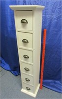 thin 6 drawer cabinet - 45in tall