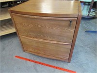 nice 2 drawer lateral file cabinet (good storage)