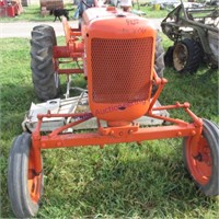 AC C w/belly mower - No water in tractor