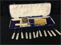 Friar Knife Set & Mother of Pearl Corn Spears