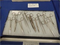 11 PIECES SURGICAL INSTRUMENTS, FORCEPS AND