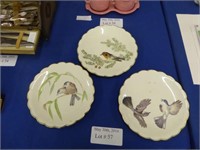 3 LIMITED EDITION ROYAL WORCESTER PLATES "THE