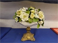 VICTORIAN STYLE PORCELAIN CENTERPIECE WITH