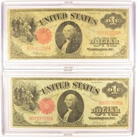 Pair Of 1917 $1.00 Legal Tender Notes.