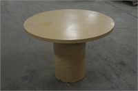 APPROX 42" ROUND TABLE ON PEDISTAL