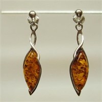 Natural Baltic Amber Earrings