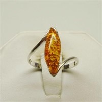Natural Baltic Amber Ring