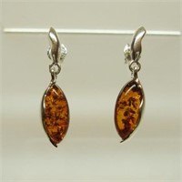 Natural Baltic Amber Earrings