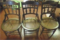 (3) Antique Dining Chairs