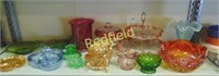Box Lot- Lot of Misc. Colored Glass