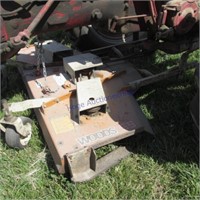 Farmall C tractor w/woods belly mower