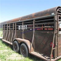 20ft Gooseneck livestock trailer
