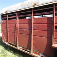 7X20 Chapparal gooseneck livestock trailer w/title