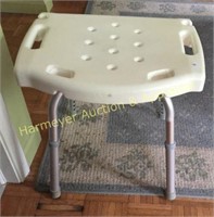 Shower seat for convelescent or comfort