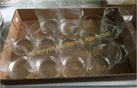 Etched golfing glasses - two sizes