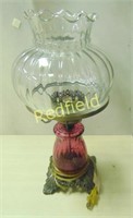 Antique Lamp w/ Hurricane Shade
