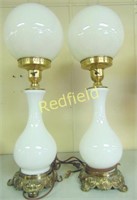 Vintage Globe Table Lamps
