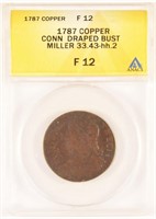 Certified 1787 Connecticut Cent.