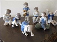 7 Porcelain Figurines
