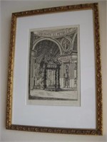 Classical Etching #9/15 Signed Carlo Dottarelli