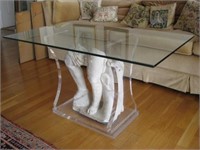 Coffee Table: Base of Classical Ancient Greecian S