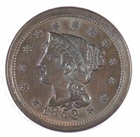 Uncirculated 1852 Large Cent.