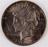 Coin 1923-P Peace Silver Dollar BU