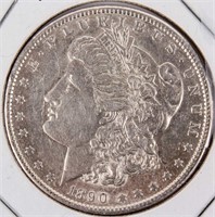 Coin 1890-P Morgan Silver Dollar AU