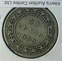 Newfoundland Silver Half Dollar -1899