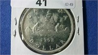 Canada Silver Dollar -1962