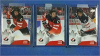 Conner McDavid Upper Deck Hockey Cards Set of 3