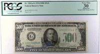 1934 $500 Federal Reserve Note.