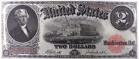 Crisp 1917 $2.00 Legal Tender Note.