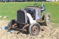 HOMEMADE TRACTOR/TRUCK, HAS 4-CYL GAS ENGINE,