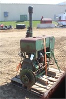 JOHN DEERE 4 CYL GAS POWER UNIT, FOR PARTS OR