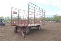 HAY RACK ON E-Z TRAIL 872-W RUNNING GEAR APPROX