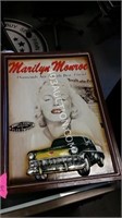 Framed Marilyn Monroe Artwork Wood Frame