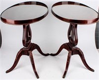 Furniture Antique Mahogany Victorian End Tables