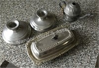 Vintage household items - some silver