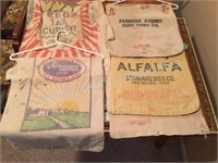 vintage feed / seed bags