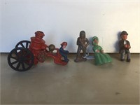 Cast iron figurines