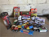 Pepsi car set and other car toys