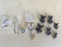 Military memorabilia pins  and more