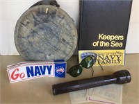 Military memorabilia, canteen, aviator