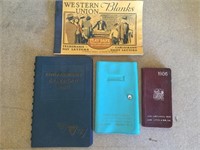Western Union telegram blanks and more