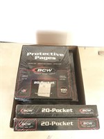 Card Pocket protective sleeves Seven Boxes NIB